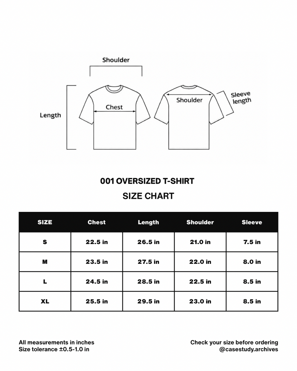001 OVERSIZED T-SHIRT "WHITE"